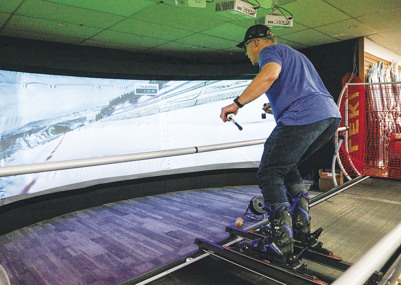 Stan & Dan Sports adds indoor ski simulator